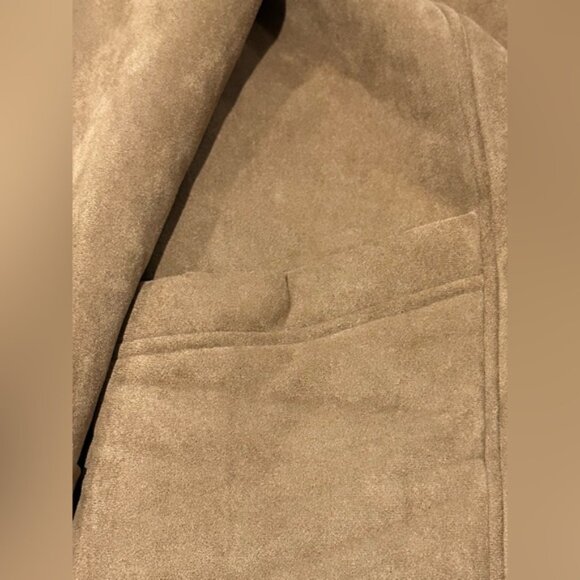 Avec Les Filles Faux Shearling Coat Brown size Large - Picture 14 of 16